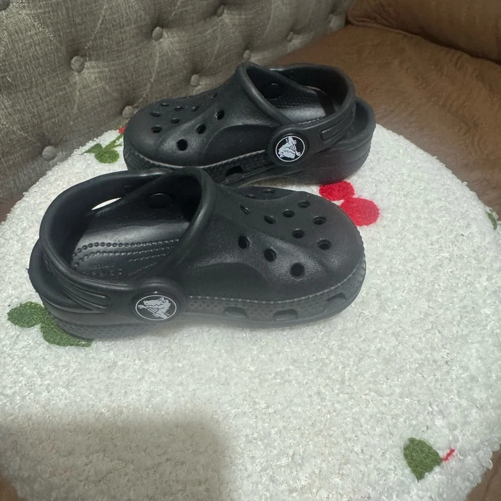 CROCS Kids Black Water Shoes